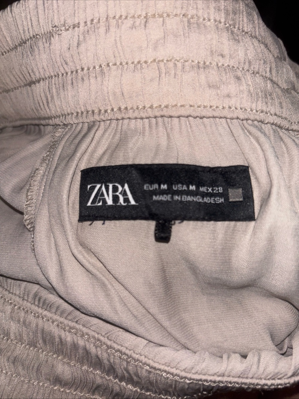 Women's Wide-Leg Palazzo Pants in Light Beige - Picture 4 of 4